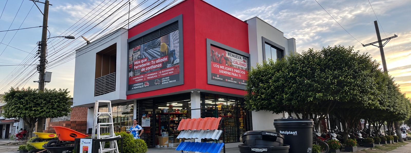 Fachada de DJOTA Centro Ferretero en Pore, Casanare